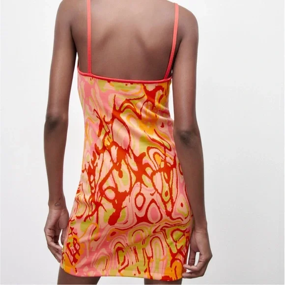 Jacquard dress zara NWT - Picture 3 of 5